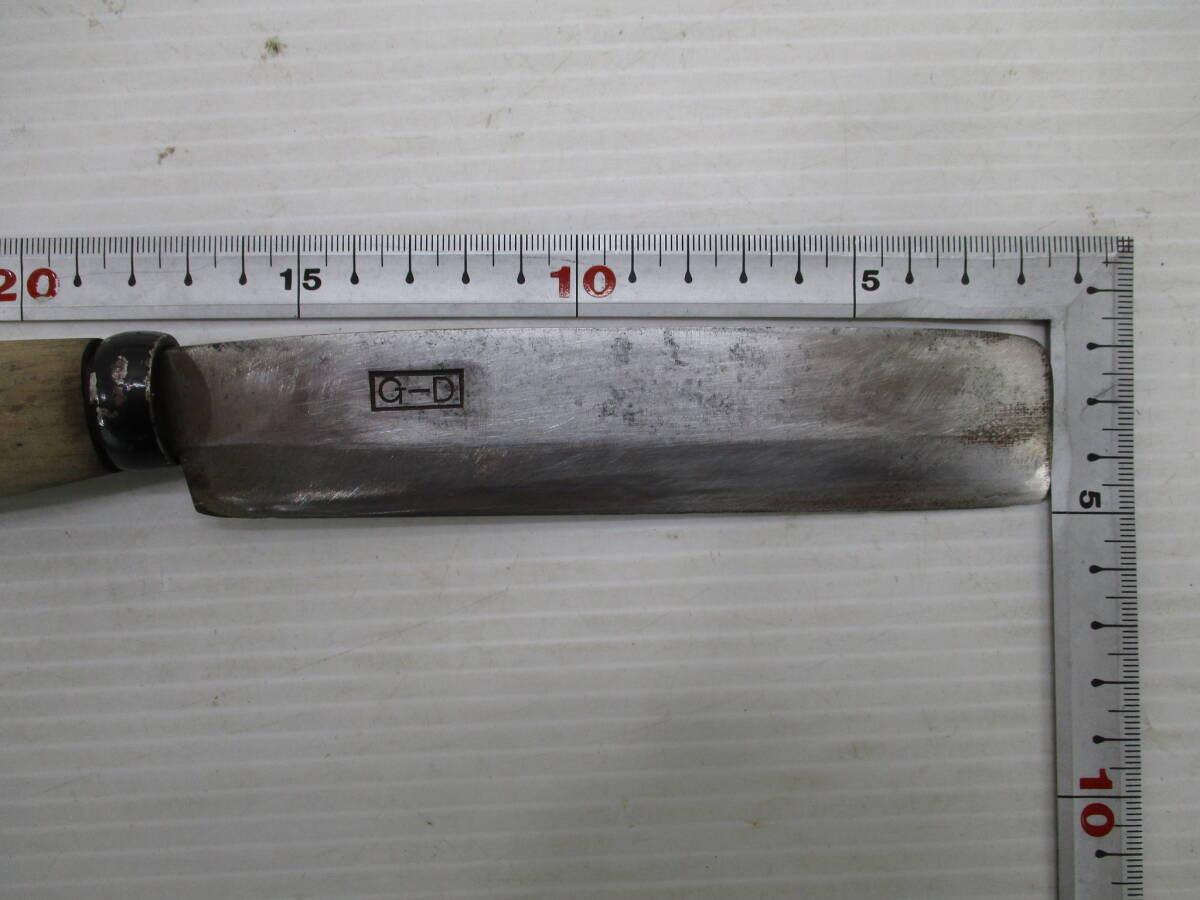 L149★鉈 ナタ 越後國宗房 全長365mm、TOSA D-GD 全長285mm★2丁セット/アウトドア/山林_画像9