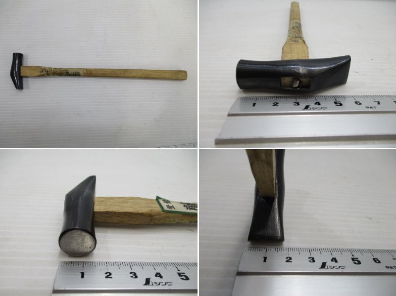 L98大工道具★土牛トンカチ鎚24mm、藤本 唐紙槌15mm、樫木槌36mm★3点セット_画像6