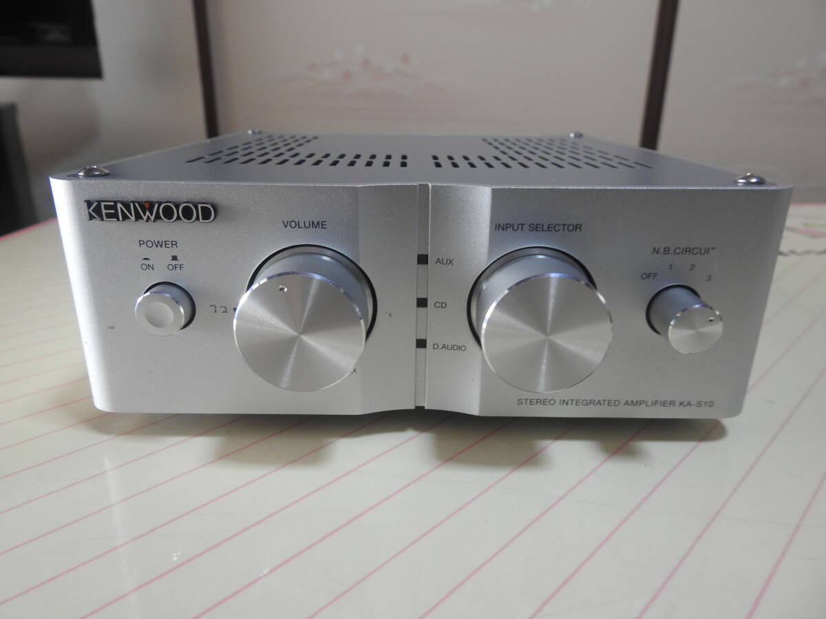 KENWOOD インテグレ－トアンプ　KS-S10 (動作品)_画像1