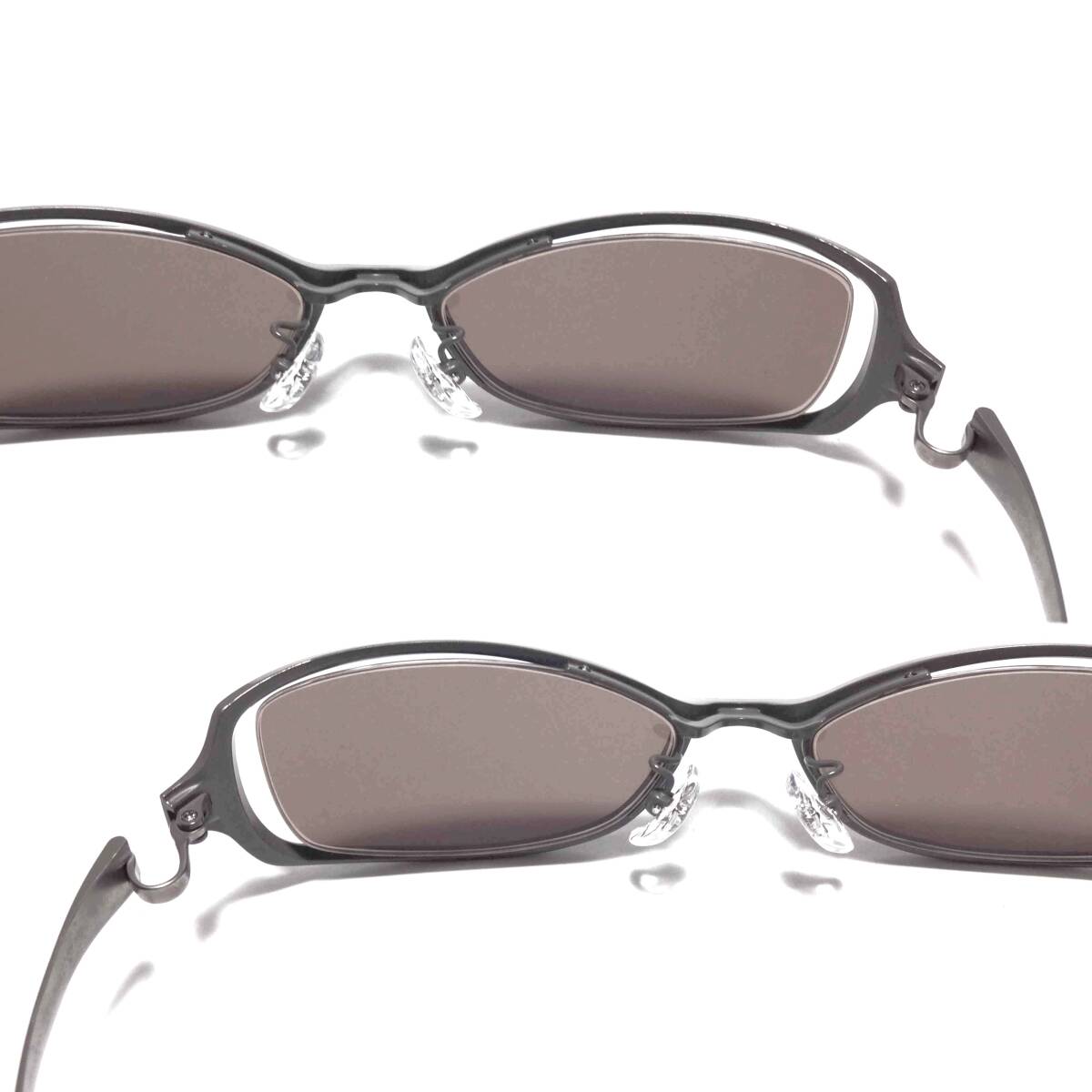 【期間限定特価】超希少S-590T未使用【新品レンズ付】カーキ×チタンシャーリング 999.9 フォーナインズ _画像7