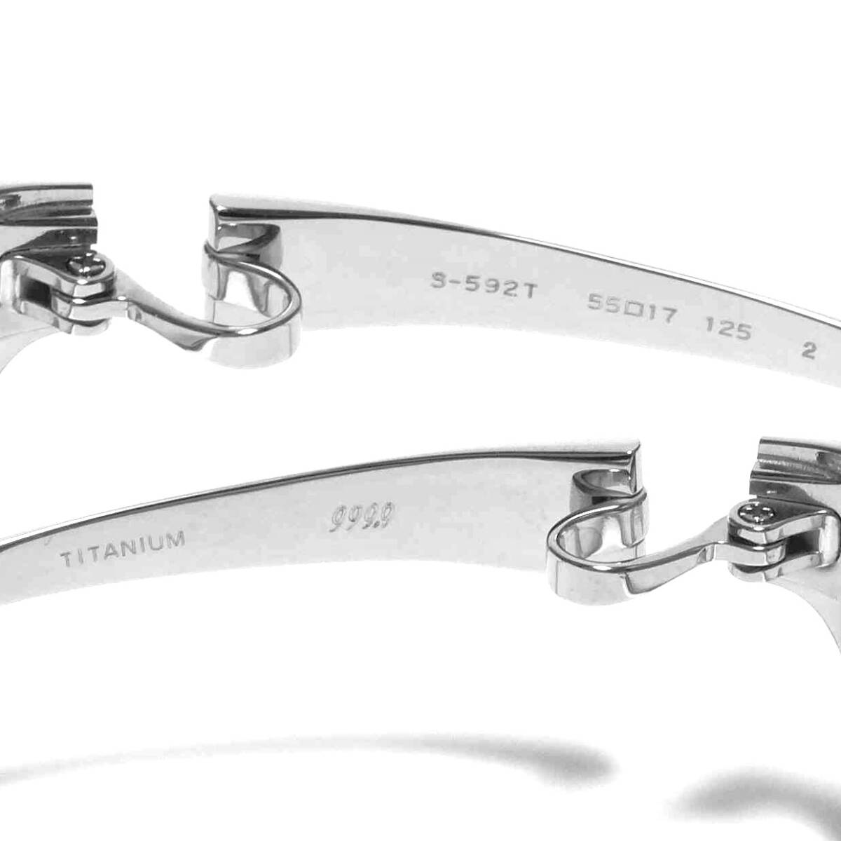 【期間限定特価】S-592T未使用【新品レンズ付】シルバー 999.9 フォーナインズ _画像9