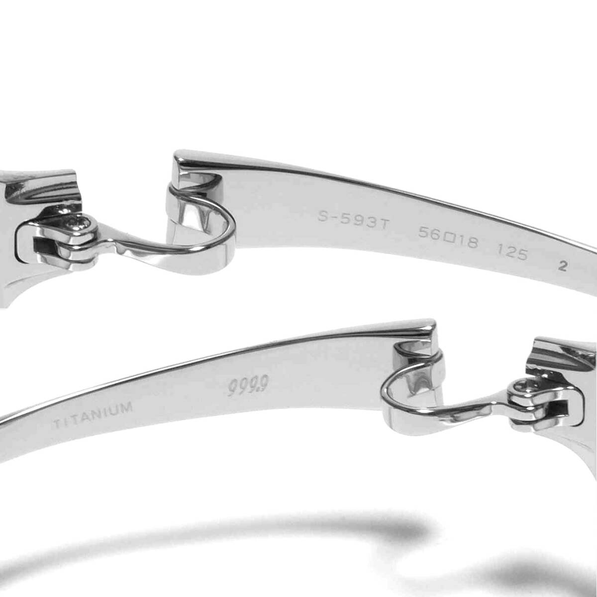 超希少S-593T未使用【新品レンズ付】シルバー 999.9 フォーナインズ _画像9