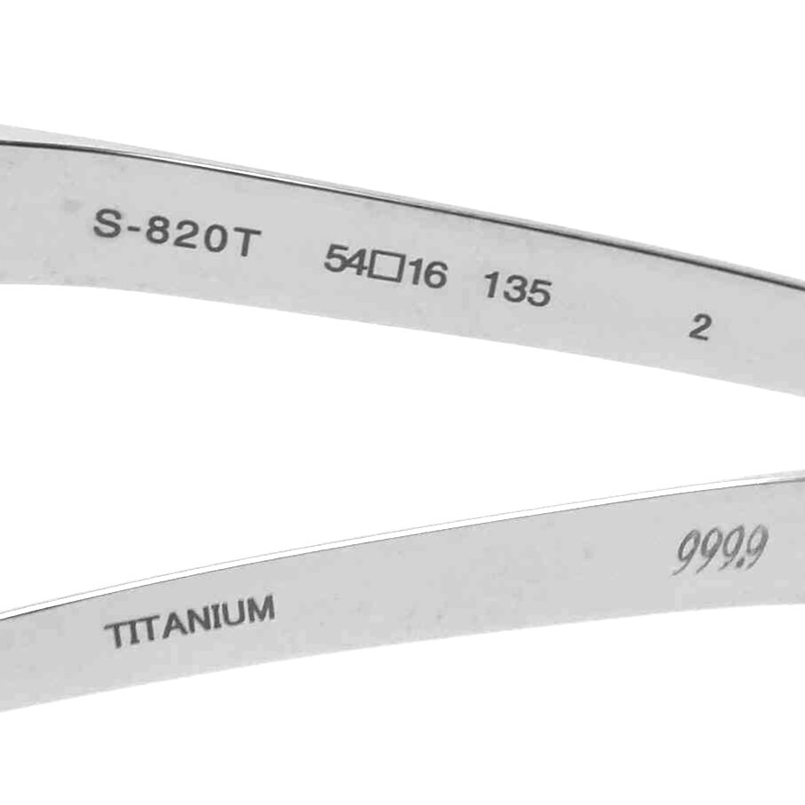 【期間限定特価】S-820T未使用【新品カラーレンズ付】シルバー 999.9 フォーナインズ _画像9