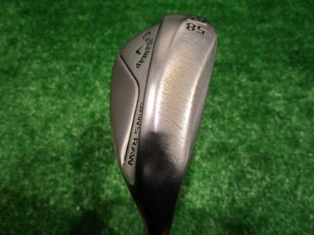 GK鈴鹿◇ 709 【中古】 キャロウェイ★JAWS RAW CHROME 58-8Z★NSPRO950GHneo(JP)★S★58★ウェッジ★ジョーズロウクローム_画像2