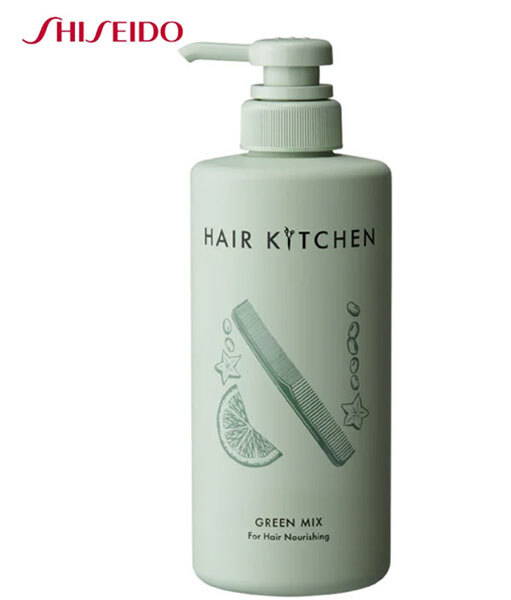 送料300円(税込)■bv977■(251104)資生堂 ヘアトリートメント ヘアキッチン グリーンミックス 業務用 日本製 7850円相当【シンオク】_画像1