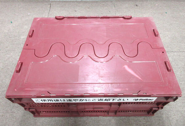 #ez038#(1) складной контейнер Orrico n крышка есть 6 пункт * б/у [sin ok H]