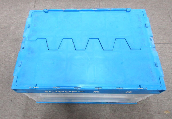 #ez044#(1) складной контейнер Orrico n крышка есть 5 пункт * б/у [sin ok H]