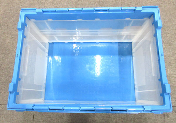  стоимость доставки 300 иен ( включая налог )#oi438# складной контейнер Orrico n крышка есть 4 пункт * б/у [sin ok ]