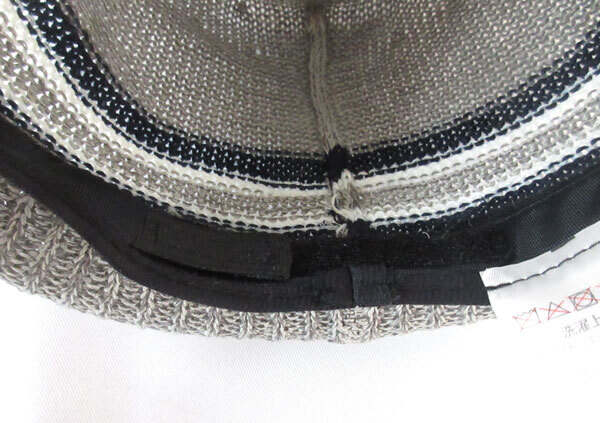 送料300円(税込)■vb102■メンズ ゴールデンベア ハット帽(105-727504) 58cm グレー 6580円相当【シンオク】_画像5