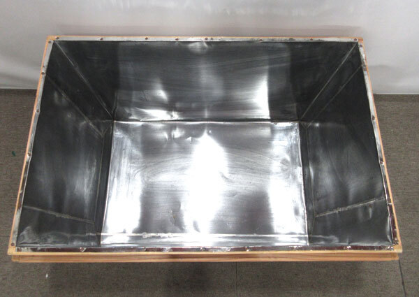 #oi444#(180)(1) чай дерево коробка место хранения коробка с роликами * б/у [sin ok H]