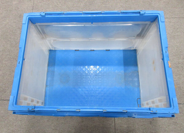 #ez044#(1) складной контейнер Orrico n крышка есть 5 пункт * б/у [sin ok H]