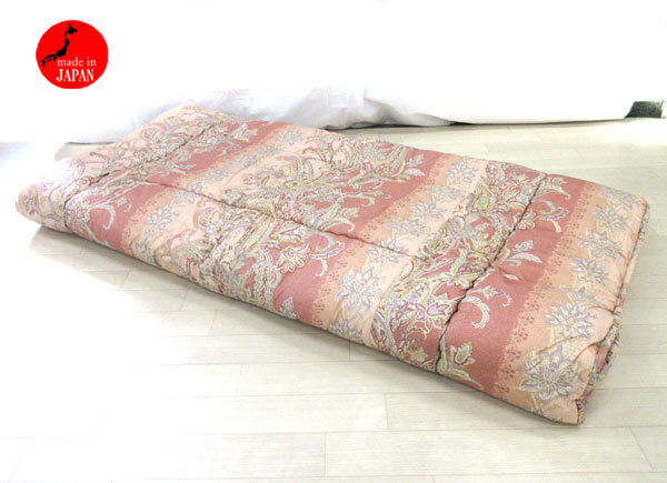 送料300円(税込)■oa329■羊毛敷布団 ダブルロング 日本製【シンオク】の画像1