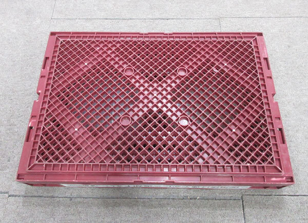 #ez038#(1) складной контейнер Orrico n крышка есть 6 пункт * б/у [sin ok H]