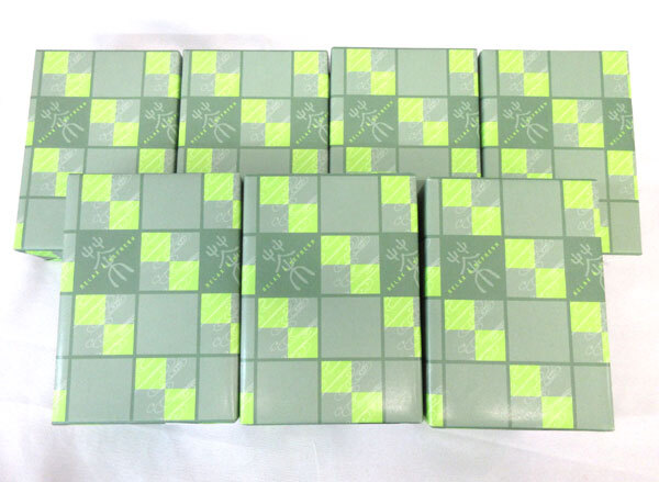 送料300円(税込)■ti037■◎包装済 堤園 尾瀬の月 国産煎茶セット 2缶 7箱【シンオク】_画像1