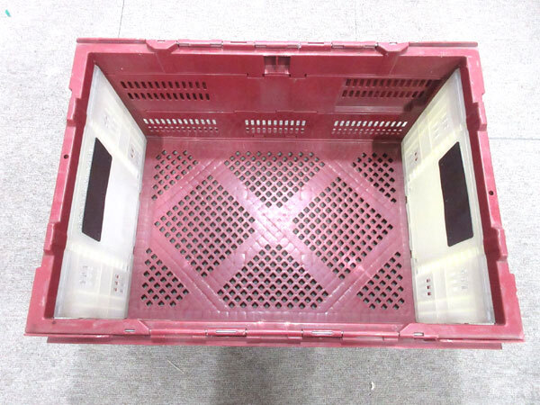 #ez038#(1) складной контейнер Orrico n крышка есть 6 пункт * б/у [sin ok H]