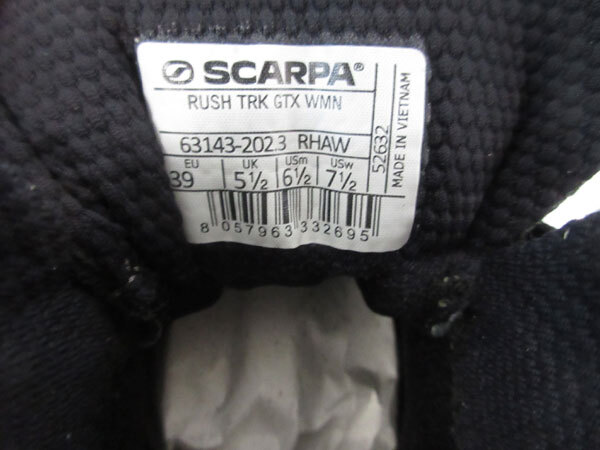 送料300円(税込)■hb532■レディース SCARPA トレッキングブーツ(63143-202) UK5 1/2 35200円相当【シンオク】_画像6