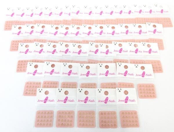  стоимость доставки 185 иен #ip791#V ногти для наклейка треугольник 3.5mm Gold 50 пункт [sin ok ][ клик post отправка ]