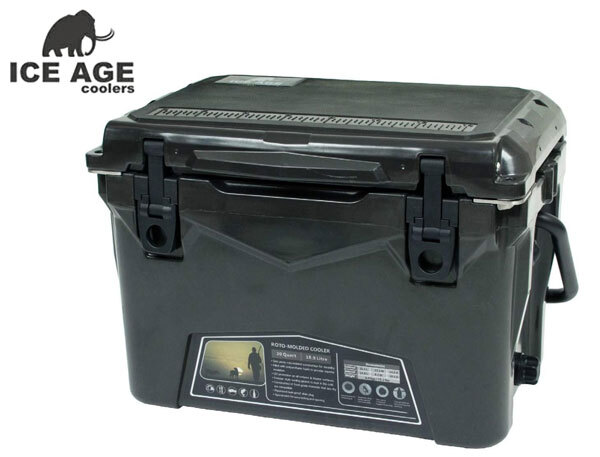 送料300円(税込)■hb182■ICE AGE クーラーボックス 20QT 18.9L(ILC020CHC) チャコール 33000円相当【シンオク】_画像1