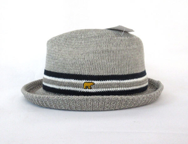 送料300円(税込)■vb102■メンズ ゴールデンベア ハット帽(105-727504) 58cm グレー 6580円相当【シンオク】_画像2