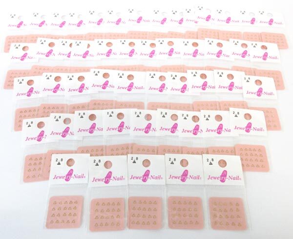  стоимость доставки 185 иен #ip785#V ногти для наклейка треугольник 2.8mm Gold 50 пункт [sin ok ][ клик post отправка ]