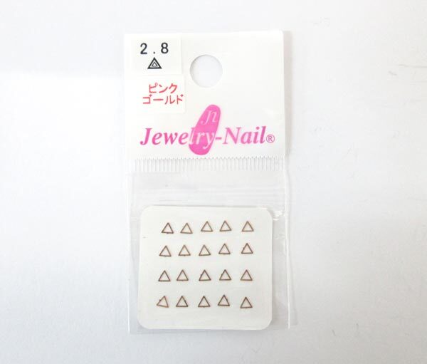  стоимость доставки 185 иен #ip792#V ногти для наклейка треугольник 2.8mm розовое золото 50 пункт [sin ok ][ клик post отправка ]