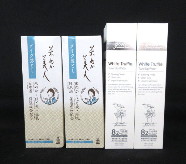 送料300円(税込)■bv994■(251104)日本盛 米ぬか美人 メイク落とし 等 2種 4点【シンオク】_画像1