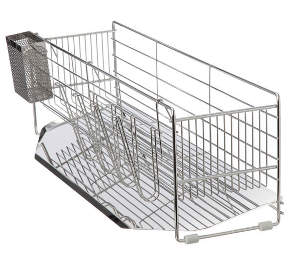 送料300円(税込)■wb272■新越 スリムな水切りラック 日本製 12100円相当【シンオク】_画像3