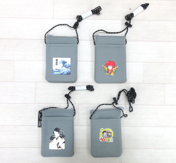 送料300円(税込)■gp761■色柄おまかせ 男女兼用 ショルダーポーチ 30点【シンオク】_画像2