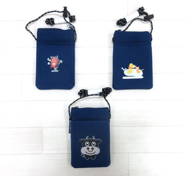 送料300円(税込)■gp761■色柄おまかせ 男女兼用 ショルダーポーチ 30点【シンオク】_画像4