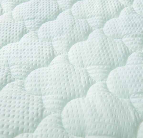 送料300円(税込)■mb095■大津毛織 キルトケット&敷きパッド2点セット シングル グリーン 12650円相当【シンオク】_画像4