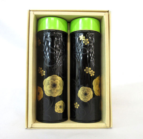 送料300円(税込)■ti037■◎包装済 堤園 尾瀬の月 国産煎茶セット 2缶 7箱【シンオク】_画像2