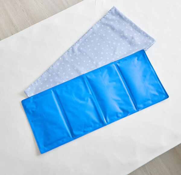 送料300円(税込)■hl018■アイスジャパン 室蘭ひゃっこいマット IC25 専用冷感カバー付 2点【シンオク】_画像5