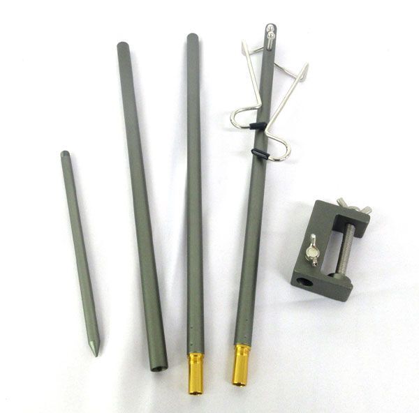 送料300円(税込)■fm494■(1122)Arjan キャンピング ライトスタンド ランタンスタンド カーキ 3点【シンオク】_画像2