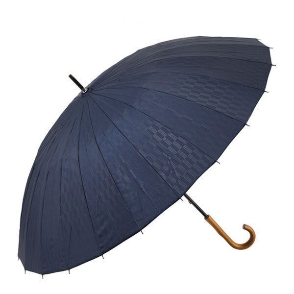  стоимость доставки 300 иен ( включая налог )#mb079#mab супер-легкий 24шт.@. зонт Edo (. дождь двоякое применение ) индиго [sin ok ]