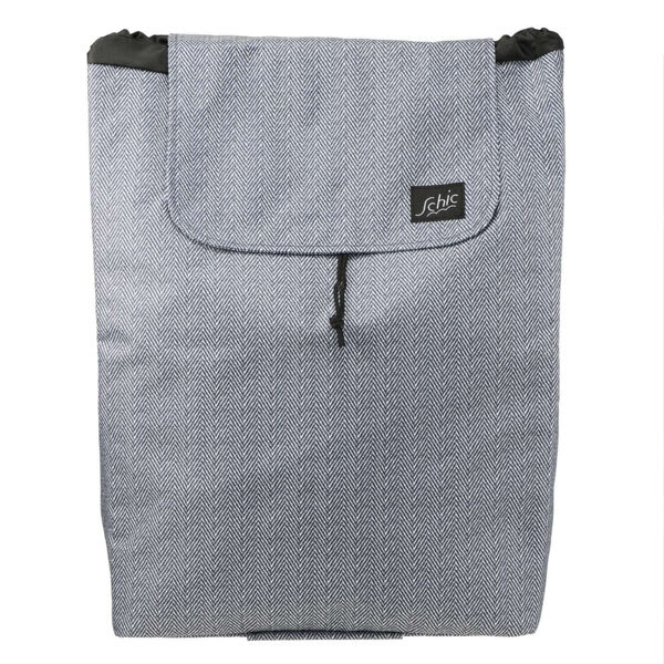 送料300円(税込)■lc182■片側3輪 段差らくらくキャリー エシック ヘリンボーン 8800円相当【シンオク】_画像3