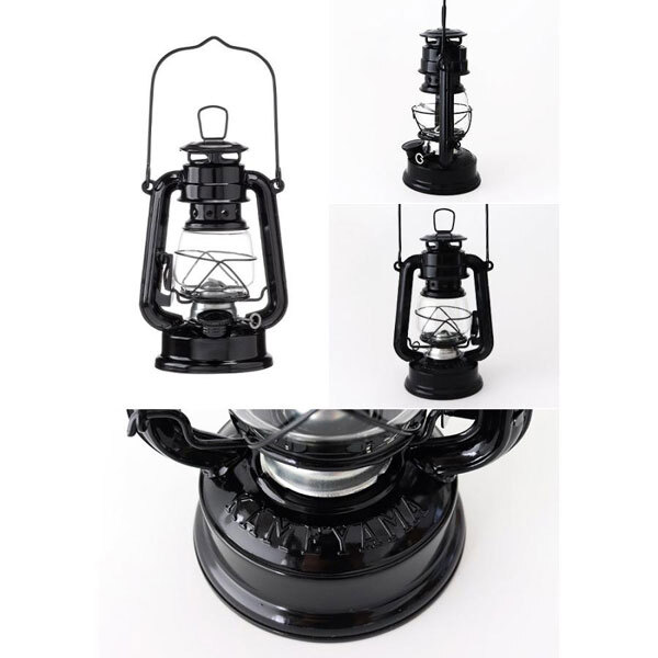 送料300円(税込)■hb121■カメヤマ オイルランタン ロゴ入り(SJ574-00-00BK) 2点【シンオク】_画像3