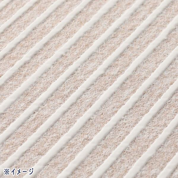 送料300円(税込)■yv053■おくだけ吸着 消臭・はっ水・防汚機能付 タイルマット同色25枚 ブラウン 13612円相当【シンオク】_画像4