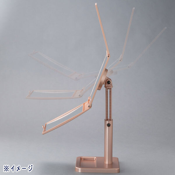 送料300円(税込)■mb107■ナピュア スタイリング スタンドミラー シルバー 日本製 8250円相当【シンオク】_画像4