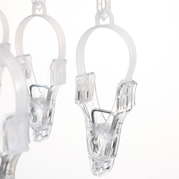 送料300円(税込)■wb121■洗濯物に合わせて伸び縮み可能 伸縮式ハンガー 引っ張るだけで簡単取りこみ 42P 2点【シンオク】_画像3