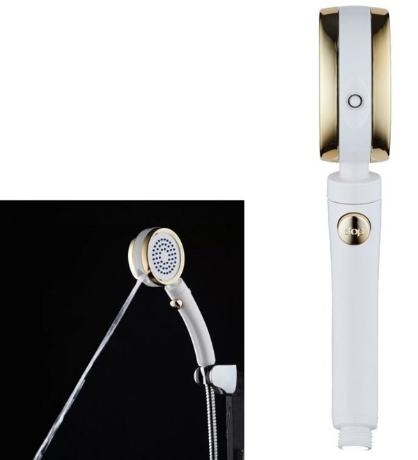 送料300円(税込)■mv157■ビバライズ 4つの水流で心地良く節水 シルクレイン シャワーヘッド 8800円相当【シンオク】の画像4