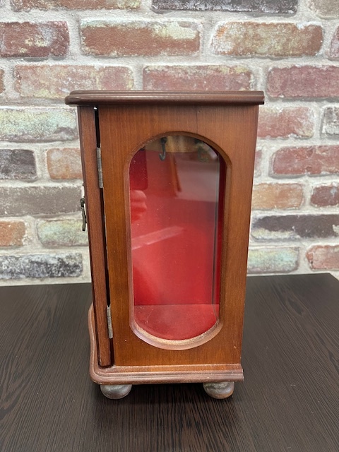 ★1円~★ SANKYO サンキョー オルゴール付き ジュエリーボックス 木製 (アクセサリーボックス/宝石箱/MUSICALBOX/アンティーク) _画像3