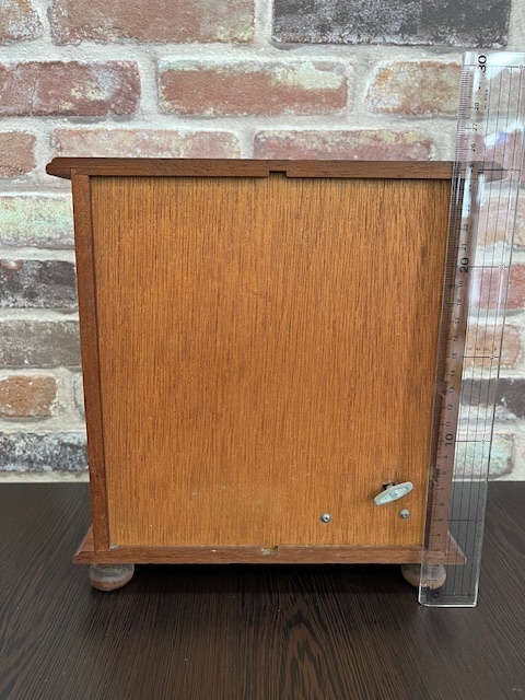 ★1円~★ SANKYO サンキョー オルゴール付き ジュエリーボックス 木製 (アクセサリーボックス/宝石箱/MUSICALBOX/アンティーク) _画像6