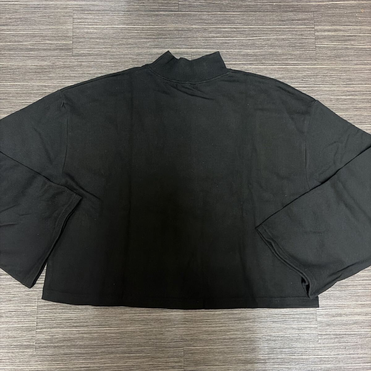 未使用●キャンディストリッパー Candy Stripper フレア スリーブ/ラッパ袖/クマ/トップス/長袖/トレーナー/スウェット/ブラック★2017-5_画像8