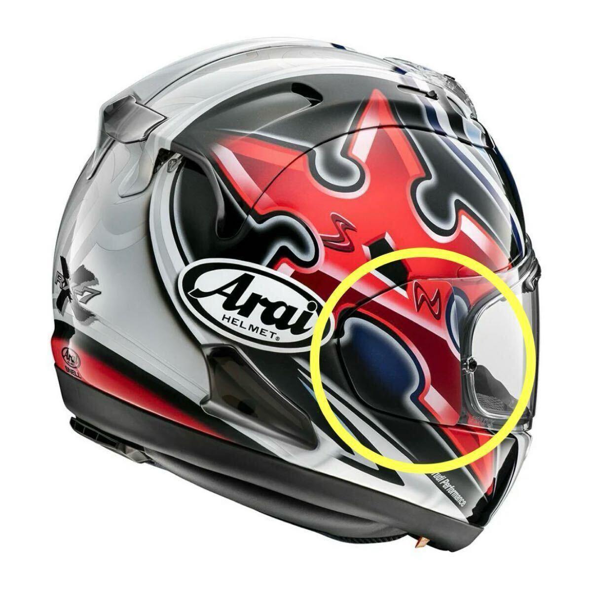 *Arai RX-7X Nakano GP 2*VAS-V держатель * новый товар не использовался * редкий * редкость 