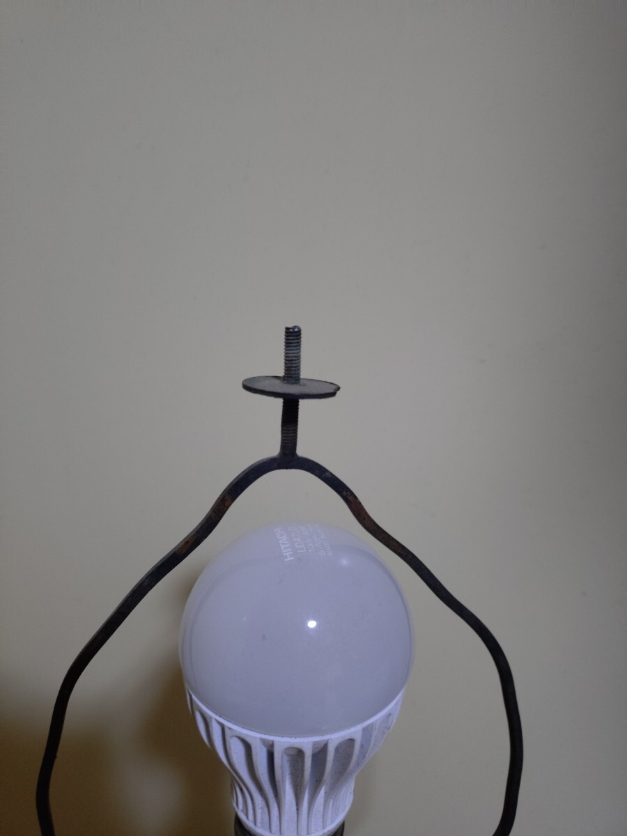 大理石 台座 大正昭和初期 電気スタンド 卓上ランプ 国産 レトロ_画像4