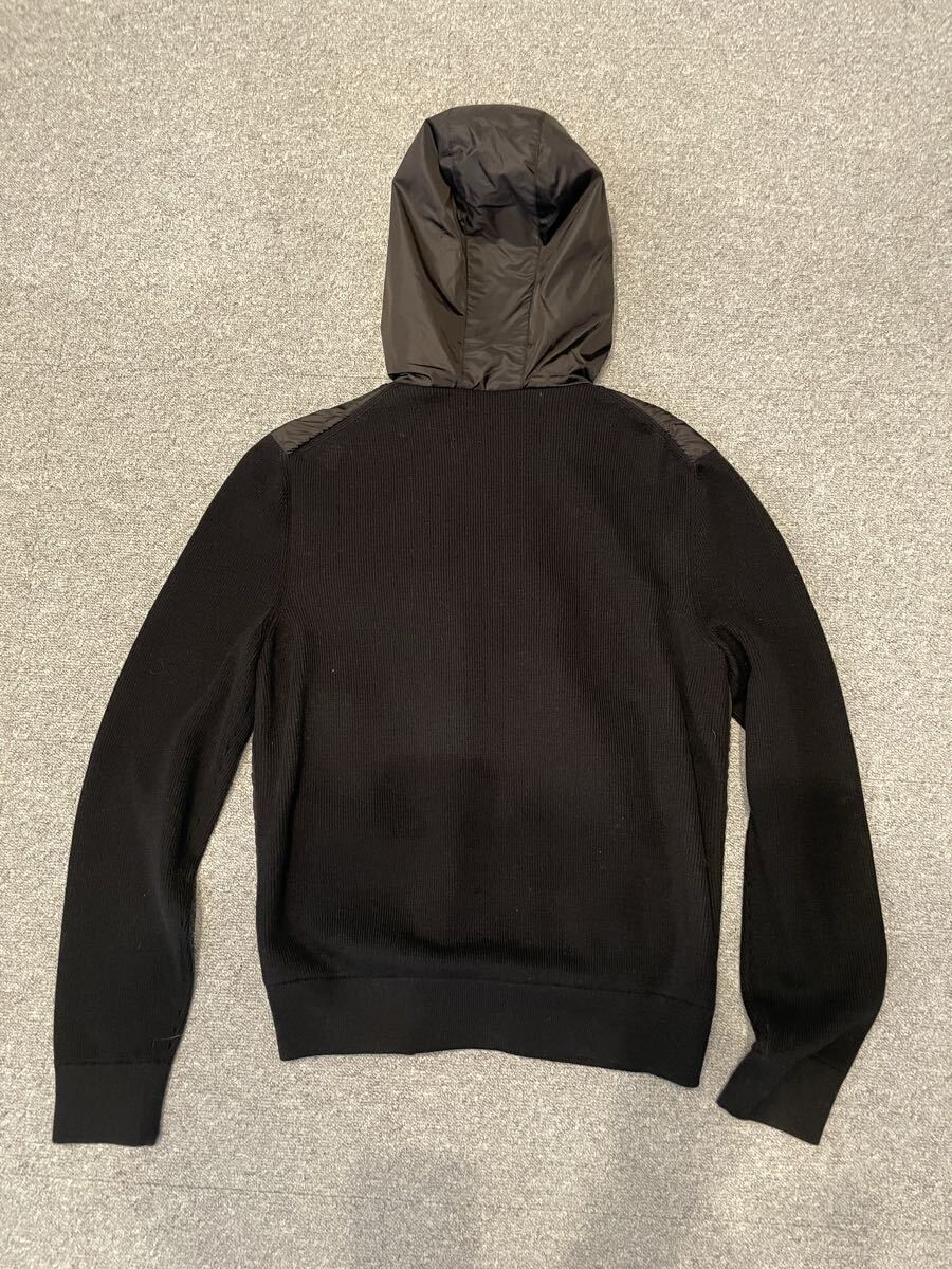 美品 MONCLER モンクレール パーカー ブラック サイズL 正規品_画像3