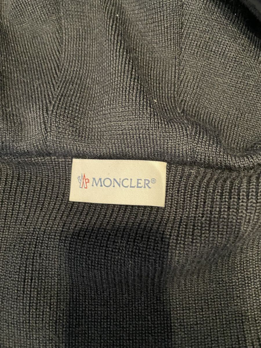 美品 MONCLER モンクレール パーカー ブラック サイズL 正規品_画像5