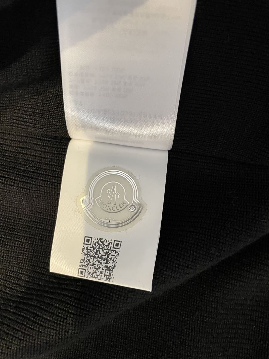 美品 MONCLER モンクレール パーカー ブラック サイズL 正規品_画像7