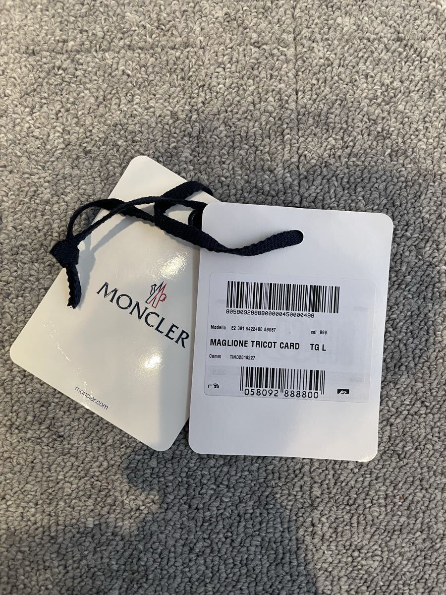 美品 MONCLER モンクレール パーカー ブラック サイズL 正規品_画像8