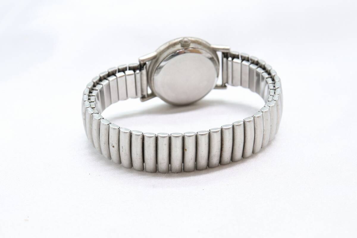 【W280-16】動作品 電池交換済 LANCOME PARIS ランコム 腕時計 蛇腹ベルト レディース【送料全国一律185円】_画像5